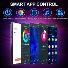 Controlling the galaxy projector from the smartphone app