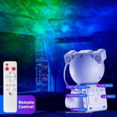 The remote of the moon astronaut projector with every button explained