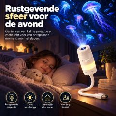 Rustgevende projectie voor het slapengaan