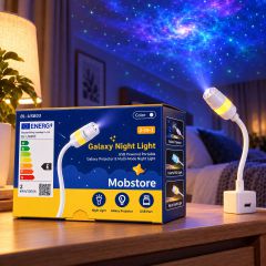 USB star projector in its retail box