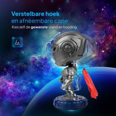 Verstelbare hoek en afneembare cape